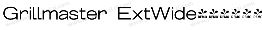 Grillmaster ExtWide字体转换